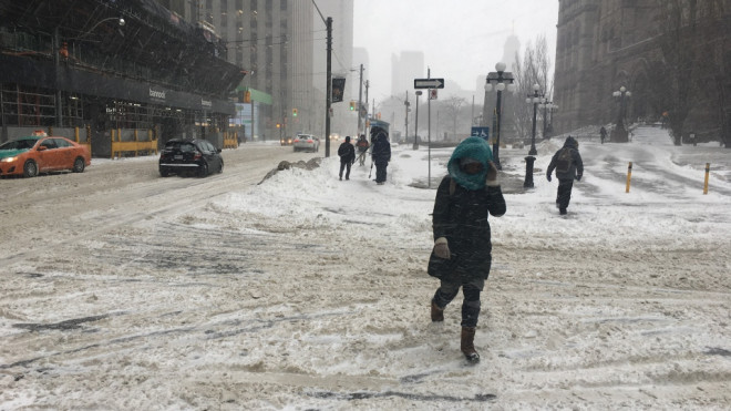 snow storm