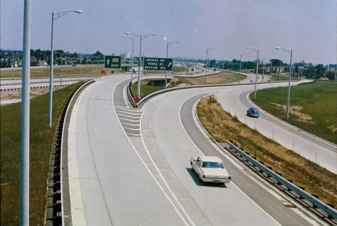 toronto traffic 1960s