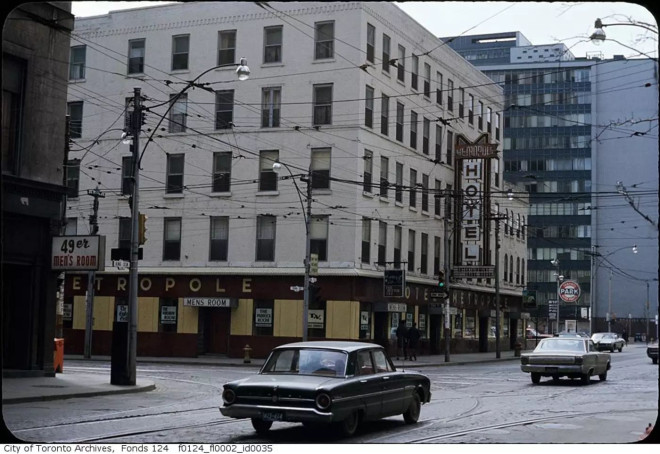 toronto traffic 1960s